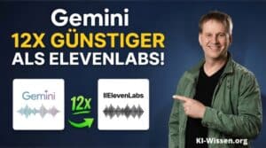 Gemini 3.1 TTS (Text-to-Speech): 12x günstiger als ElevenLabs! (Gleiche Qualität)