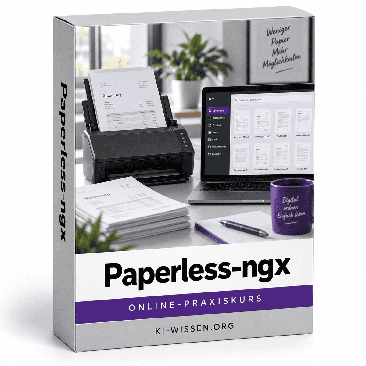 Paperless-ngx Praxiskurs – digitale Kursbox