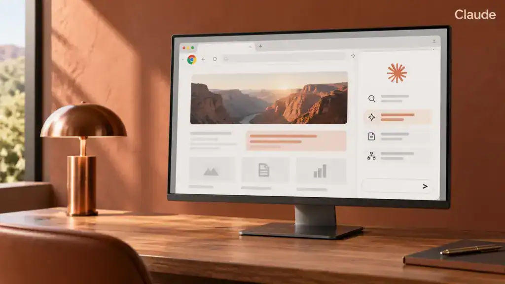 Illustration zum Praxisvideo: Claude in Chrome
