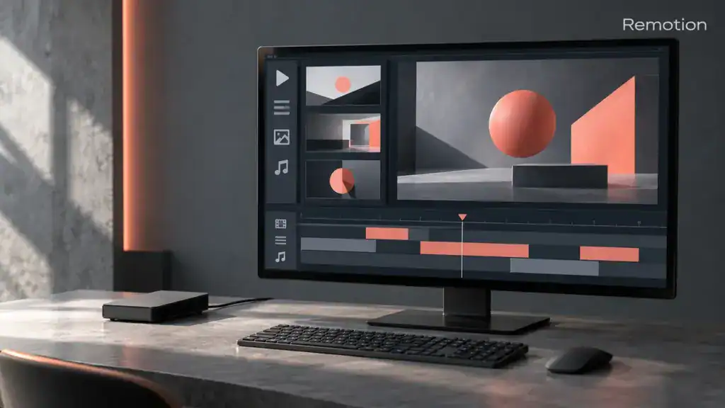 Illustration zum Praxisvideo: Remotion Best Practices Skill