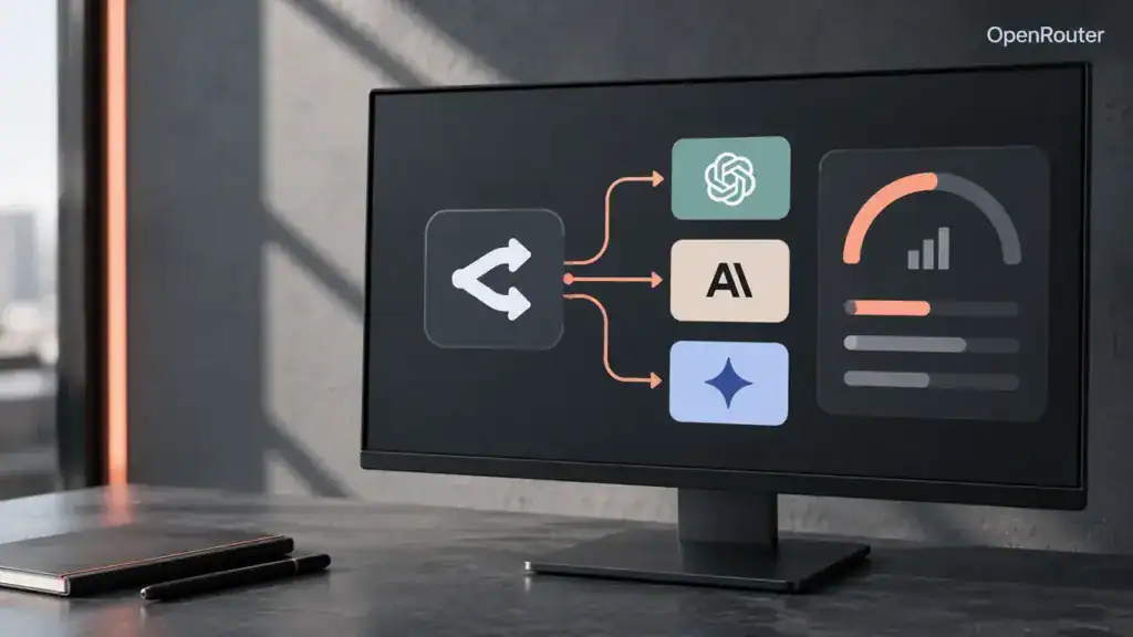 Illustration zum Praxisvideo: OpenRouter - API-Plattform