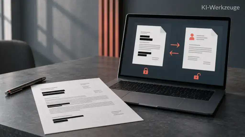 Illustration zum Praxisvideo: Persönliche Daten automatisch anonymisieren und wiederherstellen