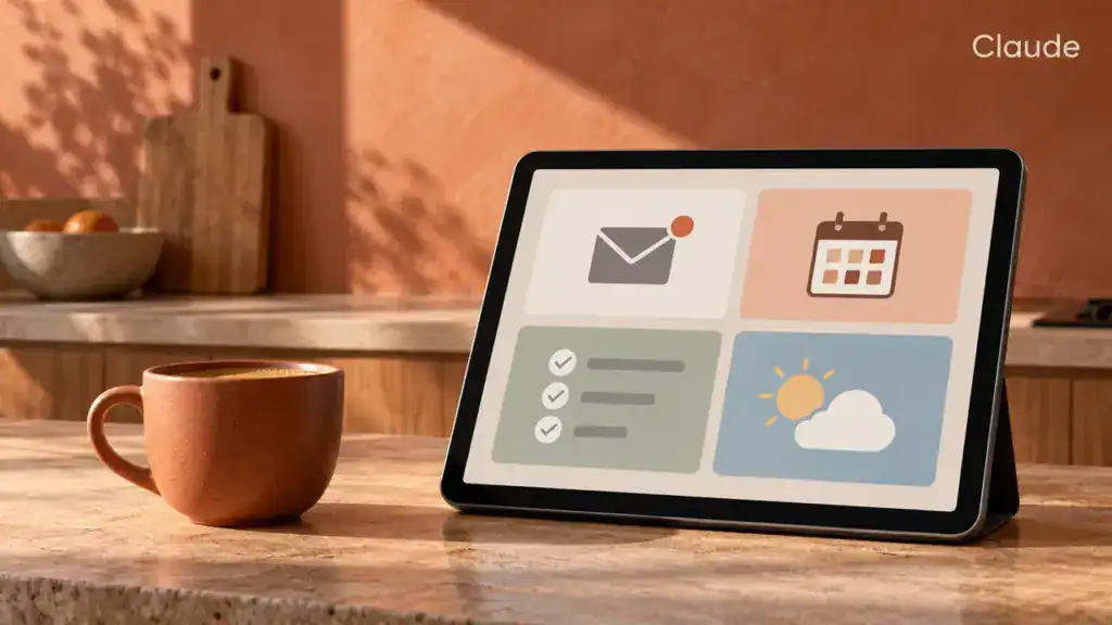 Illustration zum Praxisvideo: Skill Morgen-Dashboard