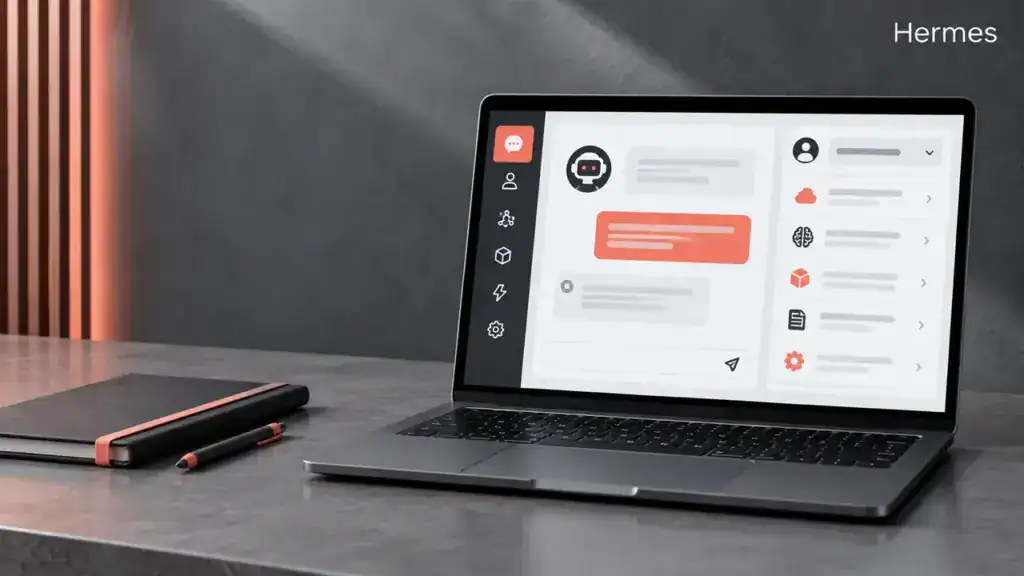 Illustration zum Praxisvideo: Hermes Agent Desktop