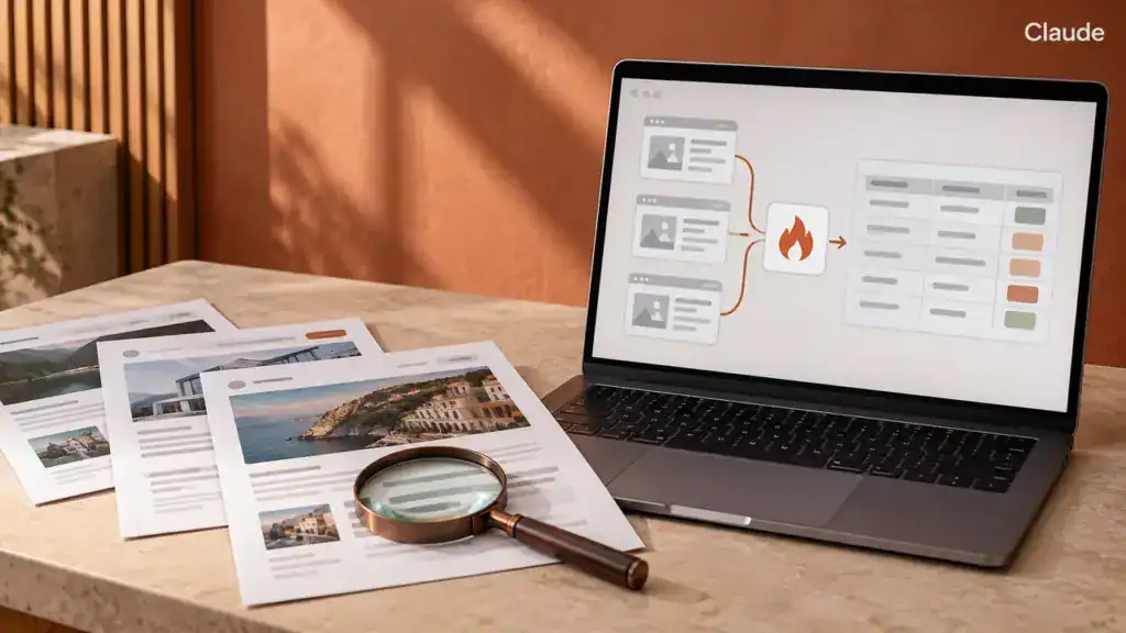 Illustration zum Praxisvideo: Firecrawl in Claude: Suchen, Scrapen, Extrahieren in einem Tool