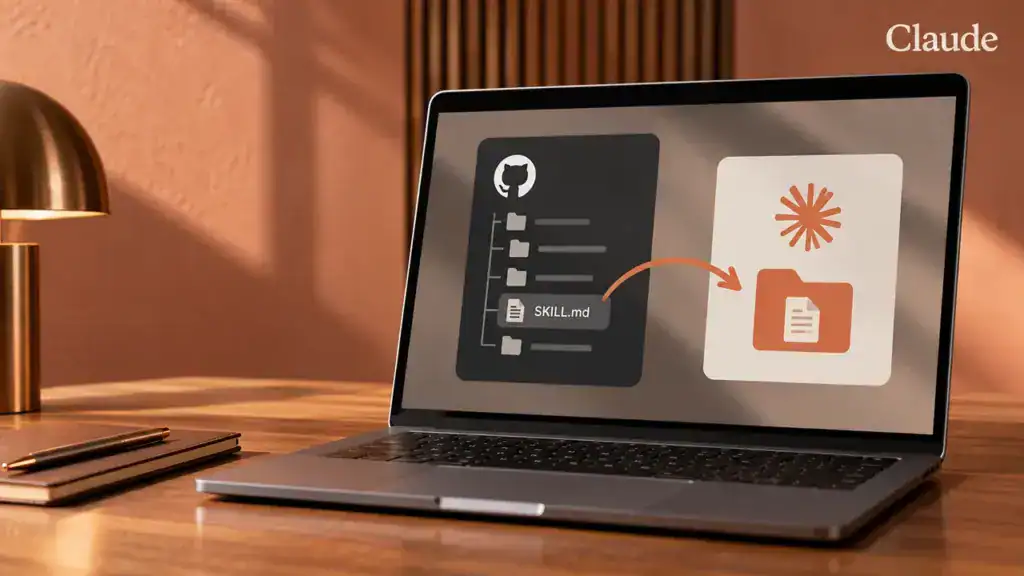 Illustration zum Praxisvideo: Claude Cowork: Skills von GitHub installieren